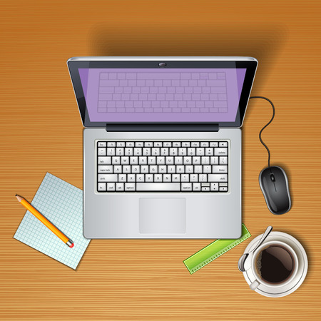 desktopのイラスト素材