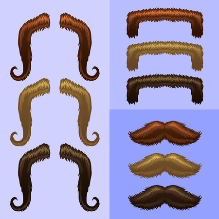 mustaches-part 1のイラスト素材