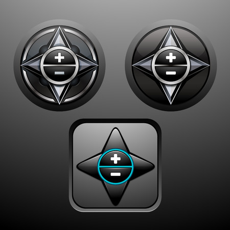 Navigation buttonのイラスト素材