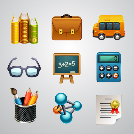 School icons-set 3のイラスト素材