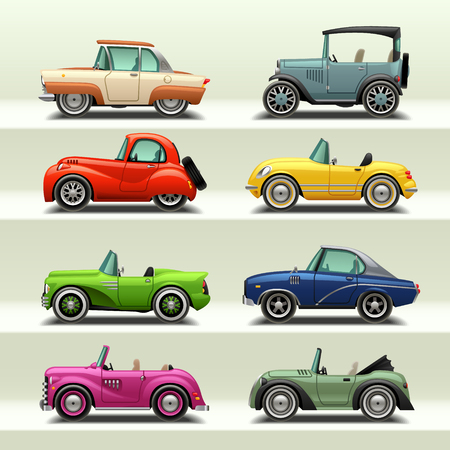 car icon set-7のイラスト素材