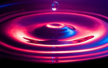 abstract dropの写真素材