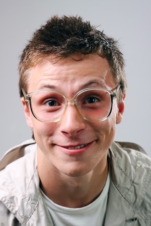 Portrait of young handsome manの写真素材