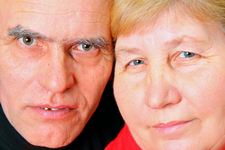 A portrait of a happy senior coupleの写真素材