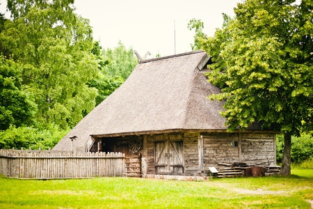 old house in the forestの写真素材