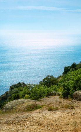 Beautiful mountain landscape in the Crimea, Ukraineの写真素材