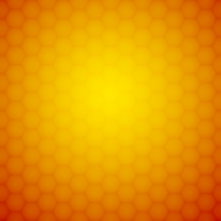 Vector abstract orange background. Honeycomb ornament.のイラスト素材