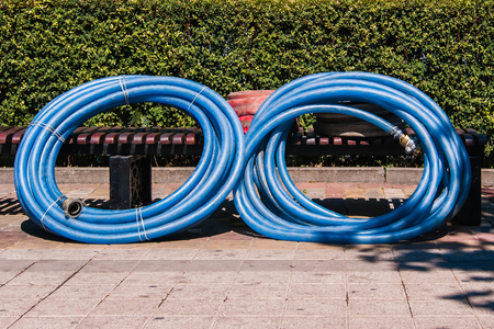 Hoses for irrigationの写真素材