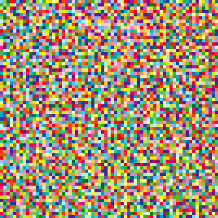Abstract colored pixels. Vector background. Many small squares. Noise shape.のイラスト素材