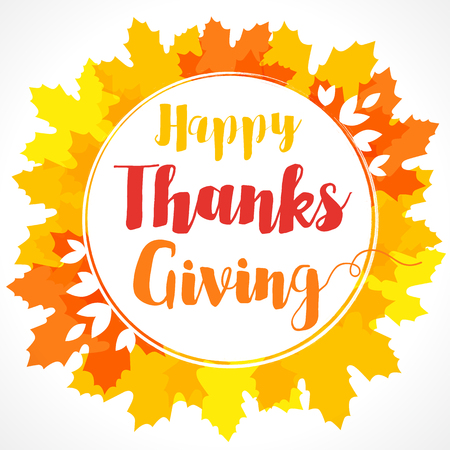 Happy Thanksgivingのイラスト素材