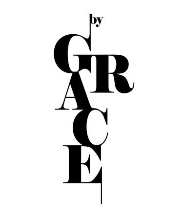 Grace - Christian sweatshirt design. By grace, Bible quote for religious t-shirt or church hoodie design. Vector illustrationのイラスト素材