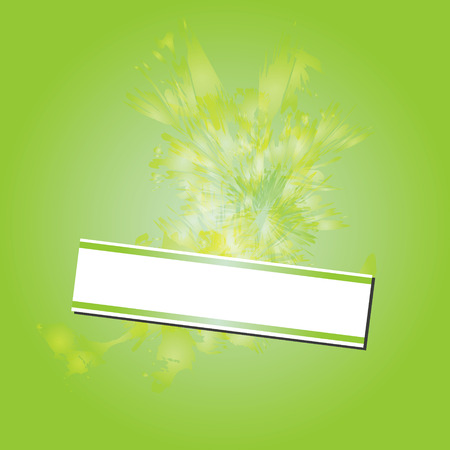 Summer green abstract frameのイラスト素材