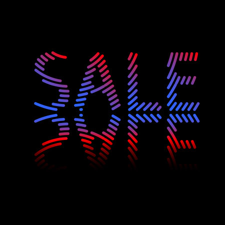 vector illustrations of banners with discounts suitable for promotions, online stores and advertising campaigns, with bold inscriptions sale .のイラスト素材