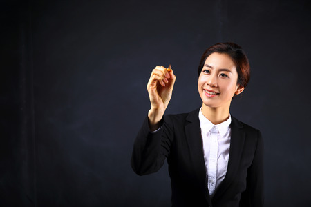 The image of business woman in Korea, Asiaの写真素材