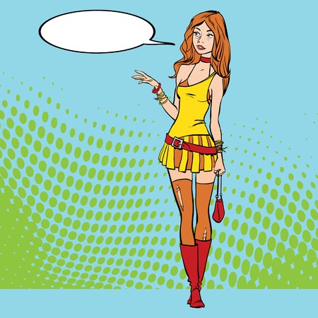 A pretty sexy women looking worriedly. Pretty young women. Glamour blonde girl. Cute woman thinking about something.のイラスト素材