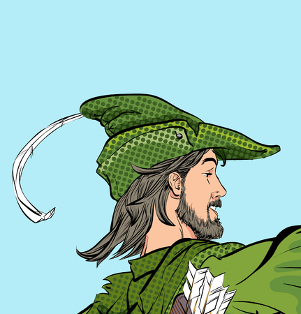 Heroes of medieval legends.のイラスト素材