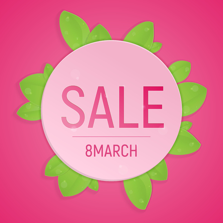 8 March, International Womens Day web banner.のイラスト素材