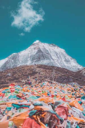 beautiful landscapes in Yading Nature Reserve