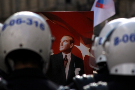Teachers  protest in Ä°stanbul   のeditorial素材