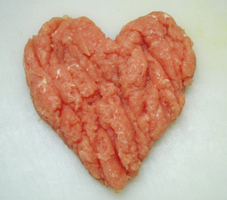  Meat heart of love                              