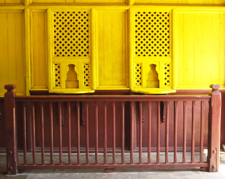 Ticket box in old railway station                               の写真素材