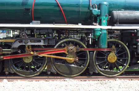 Steam locomotive wheels