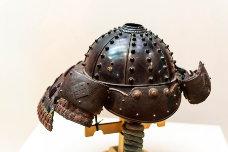 Japan warrior helmetの写真素材