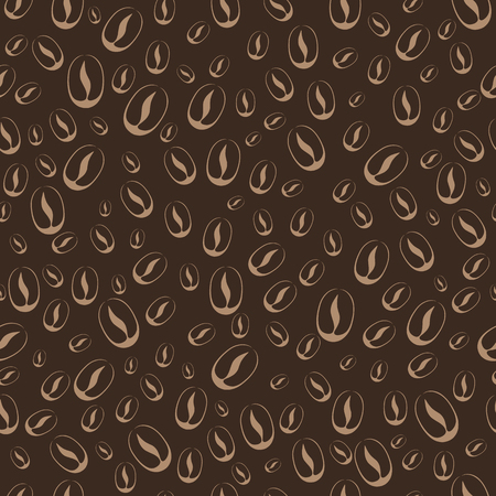 Coffee seamless pattern. Vector illustrationのイラスト素材