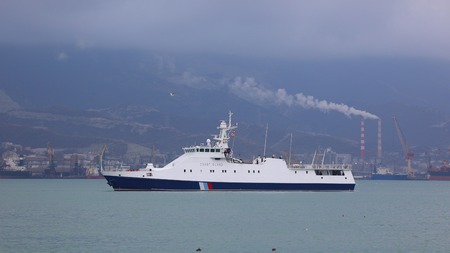Coast Guard shipのeditorial素材