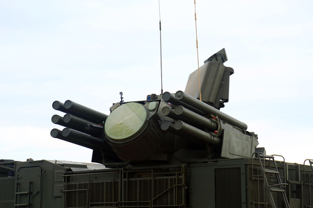 deployment of the Russian anti-aircraft missile system of large and medium range C-400 Triumf in the Sevastopol. January 13, 2018. Sevastopol, Crimeaのeditorial素材