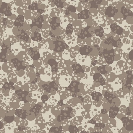 Seamless skullのイラスト素材