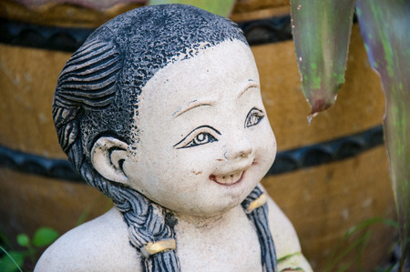 The Thai children statueの写真素材