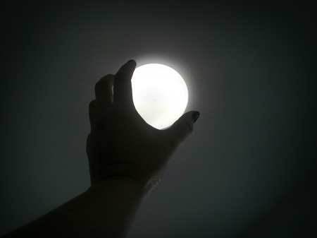 Shadow (A light in the dark)の写真素材