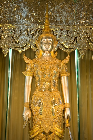 Standing Buddha image の写真素材