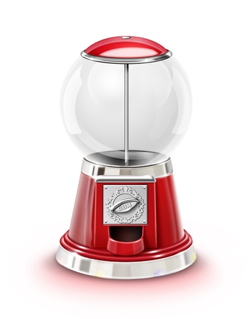 Whimsical Gumball Machine Emptyの写真素材