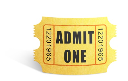 Illustrated Movie Ticketの写真素材