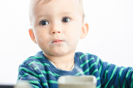 Child vypuskala in sugarの写真素材