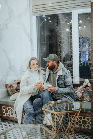 Bitcoin with market graph reflectionの写真素材