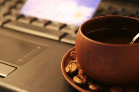 laptopの写真素材