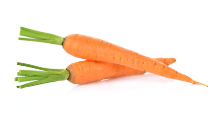 carrot on white backgroundの写真素材