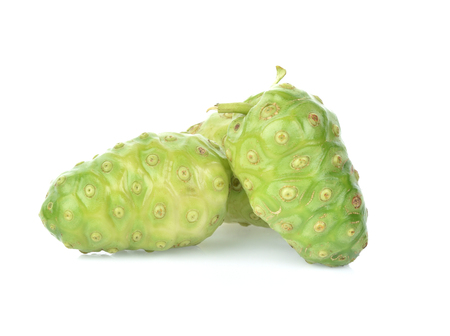 Great morinda isolated on white backgroundの写真素材