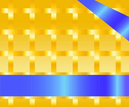 Texture squares on a darkly yellow backgroundのイラスト素材