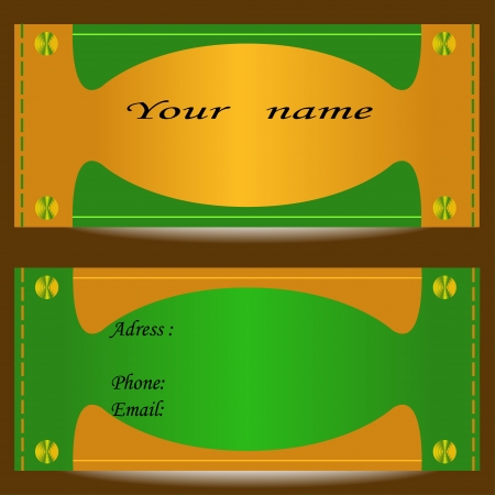 business cardのイラスト素材