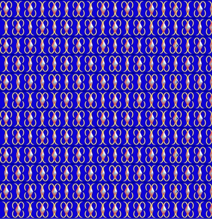 Background from figures with a jewel on a blue backgroundのイラスト素材