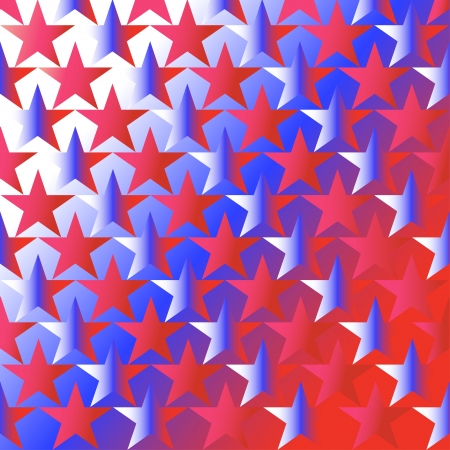 background with stars under the color of national  flag of the USAのイラスト素材