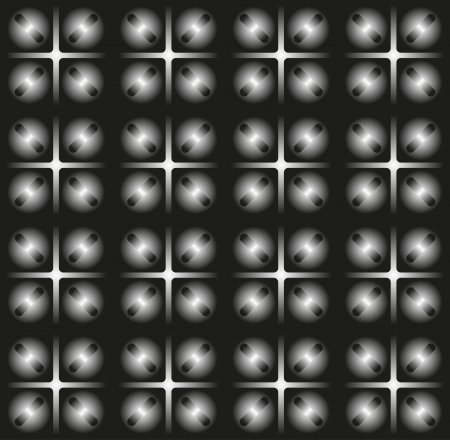Texture from different  figures on a black backgroundのイラスト素材