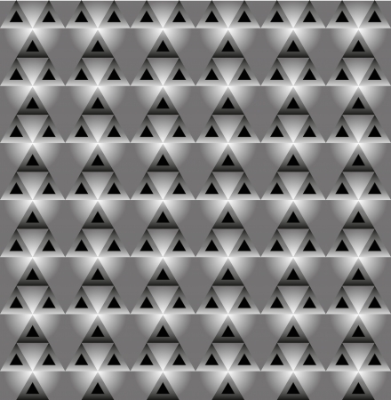 Seamless  vector pattern with blackly grey trianglesのイラスト素材