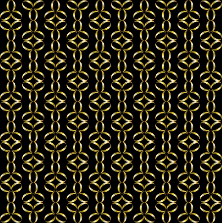 pattern from three rings on a black backgroundのイラスト素材