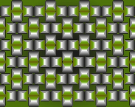pattern from  square on a dark green backgroundのイラスト素材