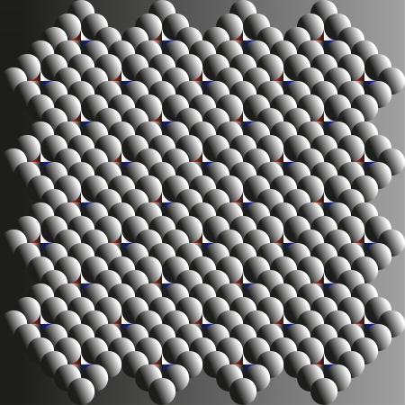 pattern from balls on a darkly grey backgroundのイラスト素材